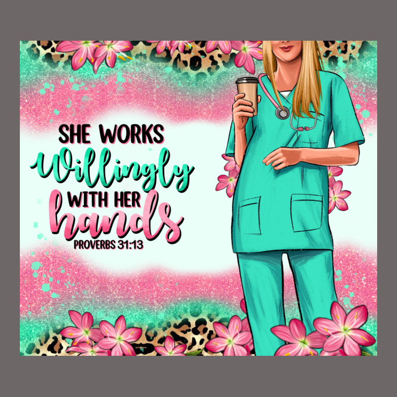 She Works Willingly With Her Hands Blonde Nurse Classic Tee by RanaPortraitStore | Teevron