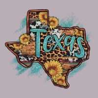 Leopard Cowhide Sunflower Texas Map Vintage Tee | Teevron