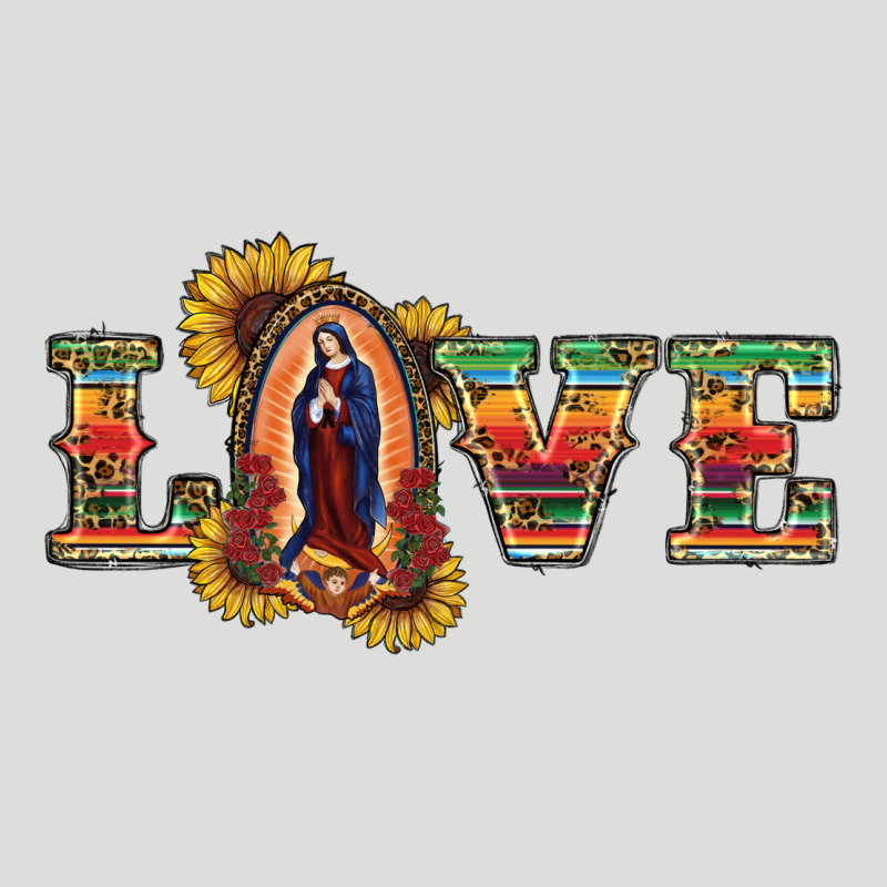 Love Lady Of Guadalupe Zipper Hoodie by RanaPortraitStore | Teevron