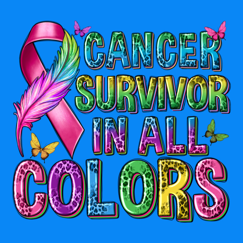 Cancer Survivor In All Colors Zipper Hoodie by texasbilliewilder | Teevron