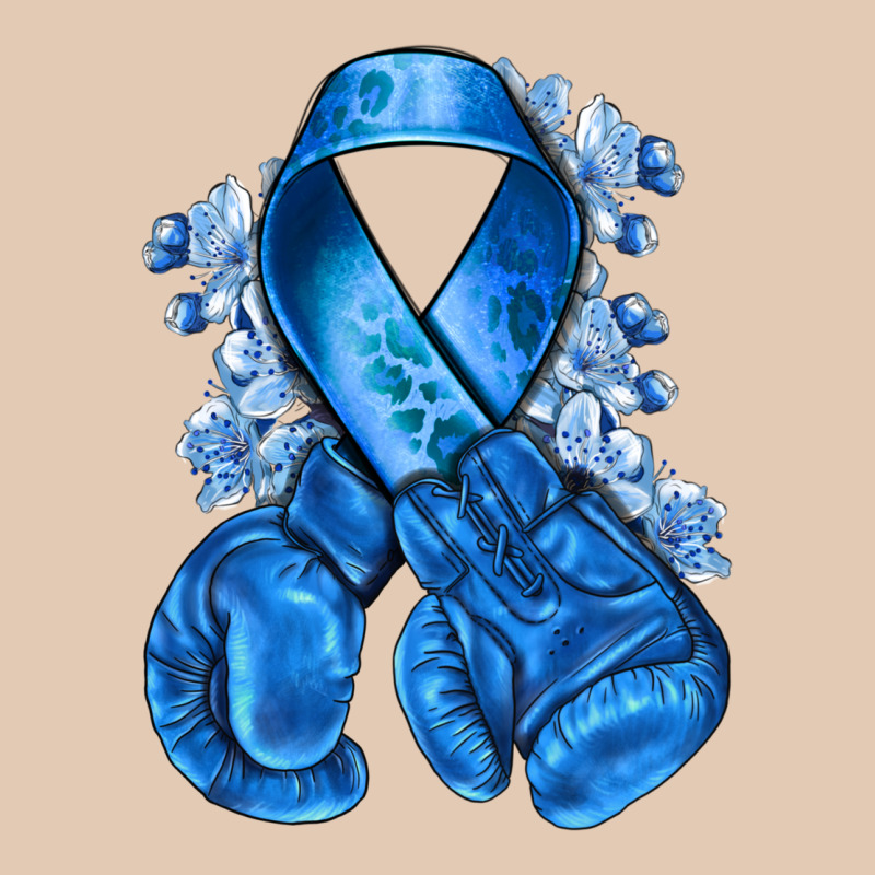 Blueribbon With Boxing Gloves Urban Hoodie by NancyCooperArtShop | Teevron