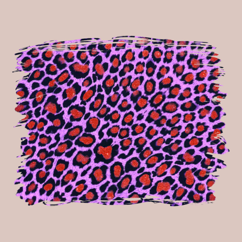 Lilac Leopard With Red Glitter Premium Hoodie by Artiststas | Teevron