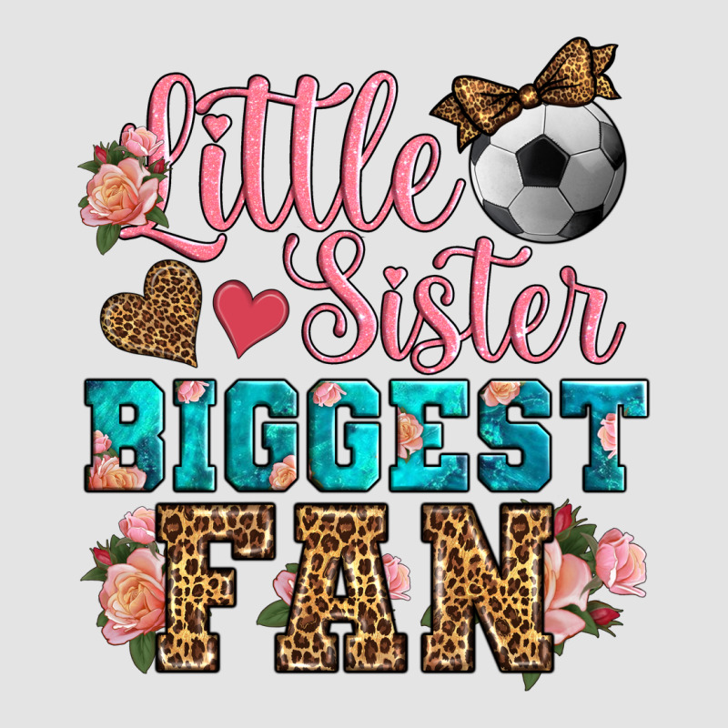 Little Sister Biggest Fan Soccer Premium Sweatshirt by HRA Design Shop | Teevron