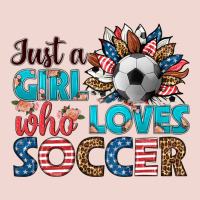 Just A Girl Who Loves Soccer Premium Sweatshirt | Teevron