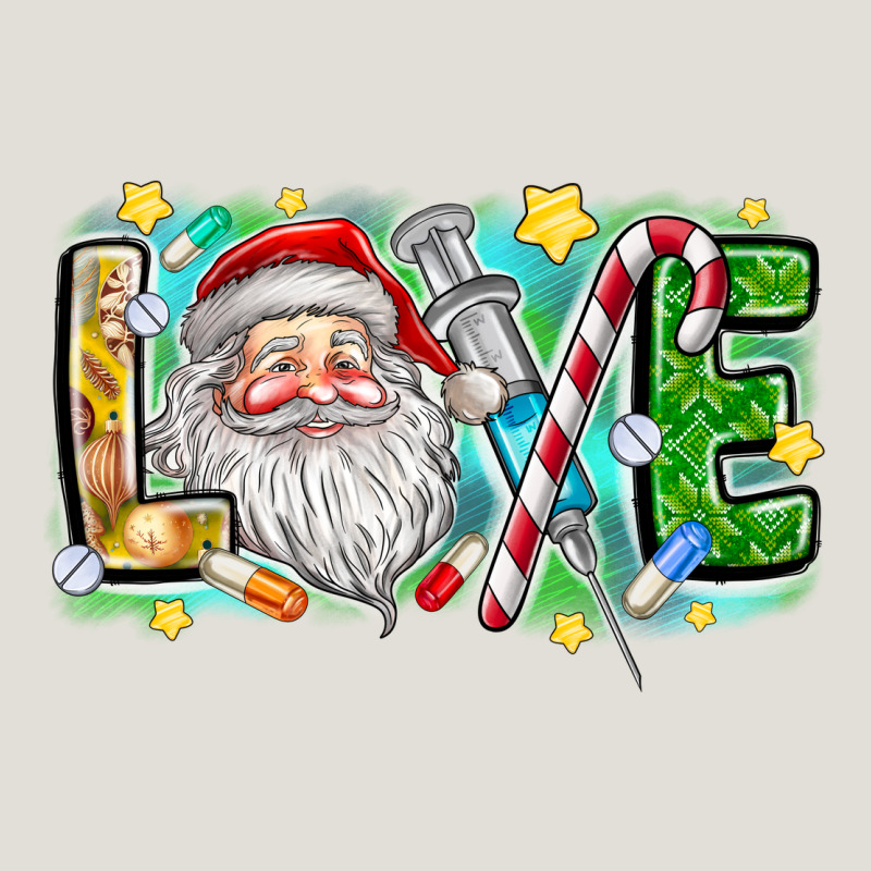 Love Santa Heavy Core Tee by CowhideDigitalArt | Teevron