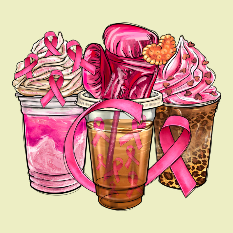 Breast Cancer Coffee Cups Urban Hoodie by NancyCooperArtShop | Teevron