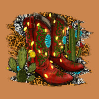 Christmas Cowboy Boots Heavyweight Hoodie | Teevron
