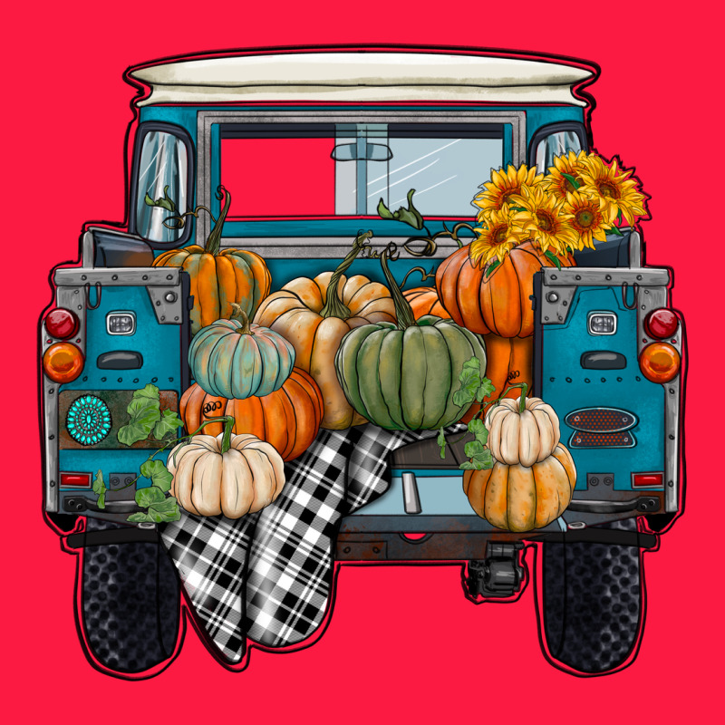 Fall Pumpkin Farm Truck Zipper Hoodie by RanaPortraitStore | Teevron