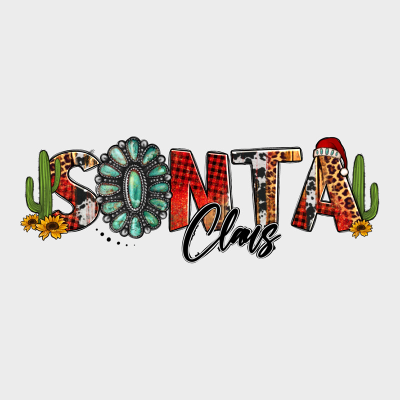 Western Christmas Santa Claus Sunflowers And Cactus Urban Hoodie by Jasminsmagicworld | Teevron