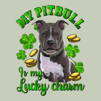 St Patricks Day My Pitbuli My Lucky Charm Classic Tee | Teevron