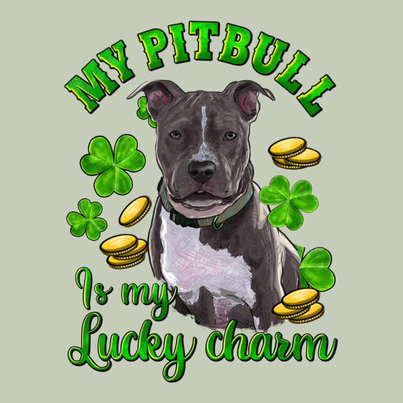 St Patricks Day My Pitbuli My Lucky Charm Classic Tee by RanaPortraitStore | Teevron