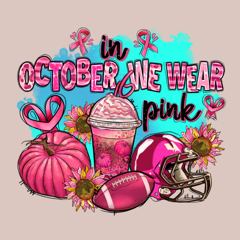 In October We Wear Pink American Football Premium Hoodie by AdoDesignShop | Teevron