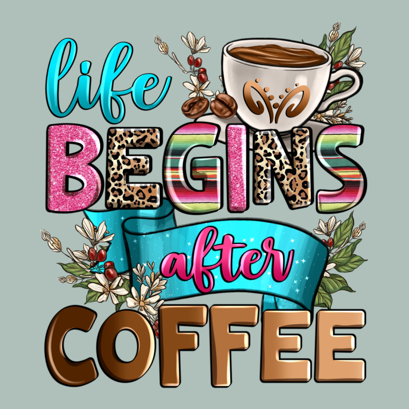 Life Begins After Coffee Heavyweight Hoodie by Zillion Design Studio | Teevron