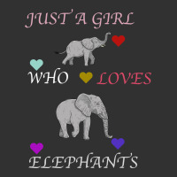 Just A Girl Who Loves Elephants Urban Heavy Tee | Teevron