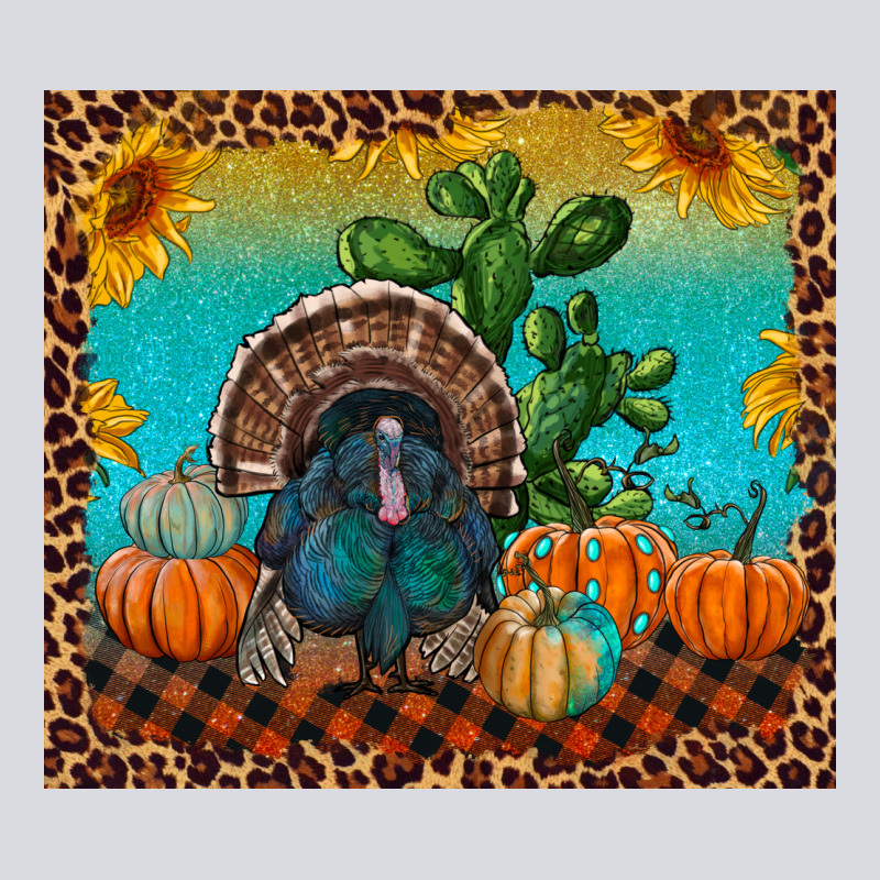 Western Fall Thanksgiving Turkey Zipper Hoodie by RanaPortraitStore | Teevron