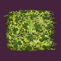 St Patricks Day Shamrock Leopard Background Classic Tee | Teevron