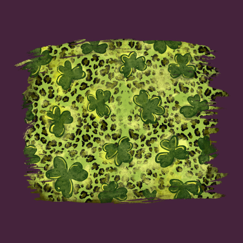 St Patricks Day Shamrock Leopard Background Classic Tee by RanaPortraitStore | Teevron