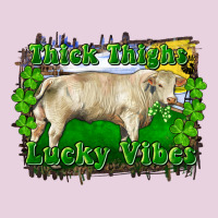 Thick Thighs Lucky Vibes Charolais Bull Classic Tee | Teevron