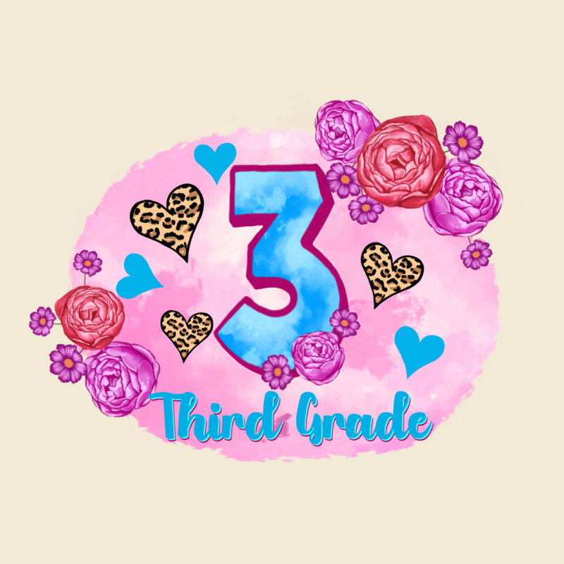 Back To School Flowers Third Grade 3200x2400 Premium Hoodie by AdoDesignShop | Teevron