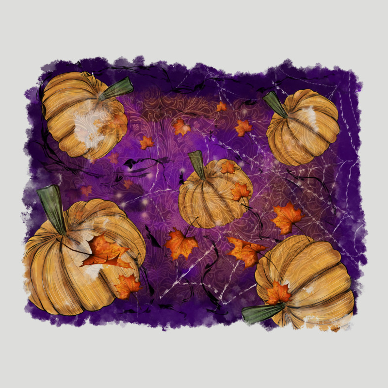 Halloween Pumpkin Cobweb Background Zipper Hoodie by RanaPortraitStore | Teevron