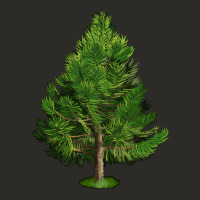 White Pine Tree Illustrations Heavy Core Tee | Teevron