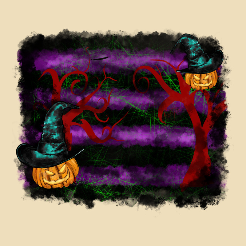 Halloween Witch Hat Backround Premium Hoodie by RanaPortraitStore | Teevron