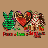 Peace Love Christmas Cakes Vintage Hoodie | Teevron