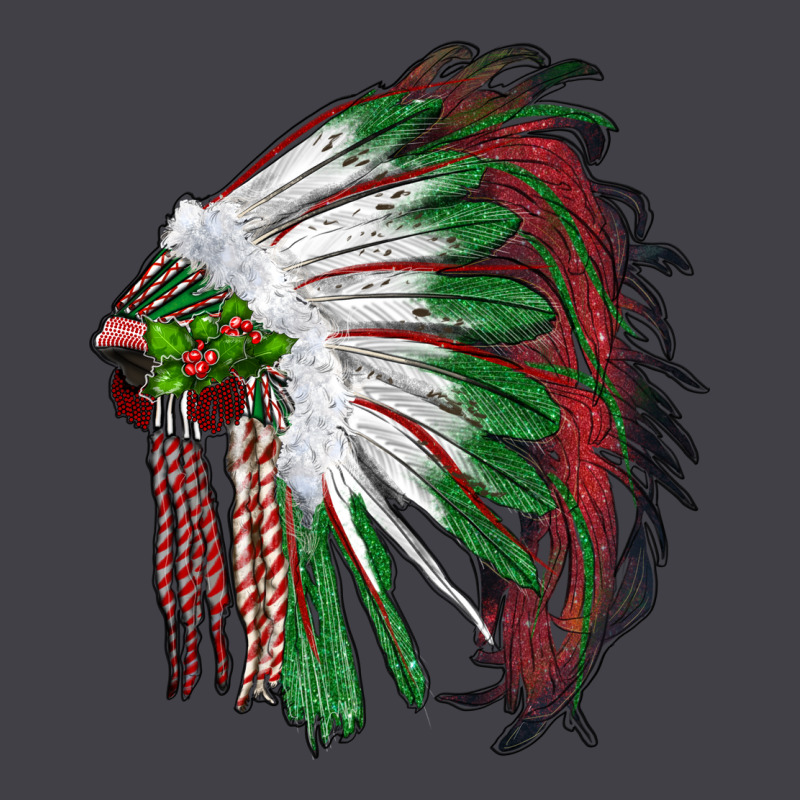 Christmas Indian Feather Headdress Heavyweight Hoodie by RanaPortraitStore | Teevron