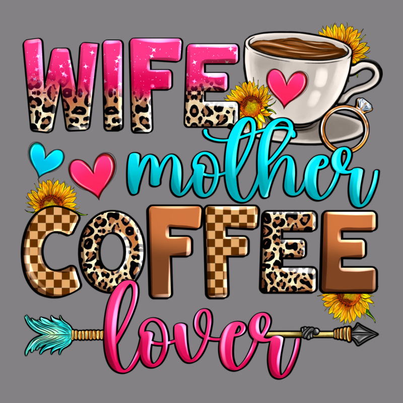 Wife Mother Coffee Lover Heavyweight Hoodie by Zillion Design Studio | Teevron