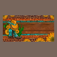Custom Cowboy Boots Sunflowers And Cactus License Plate Premium Hoodie | Teevron