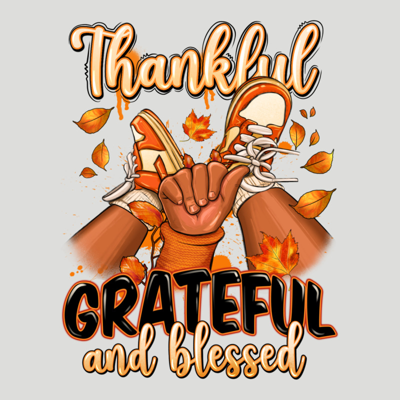 Thankful Grateful And Blessed Black Boy Sneakers Zipper Hoodie by RanaPortraitStore | Teevron