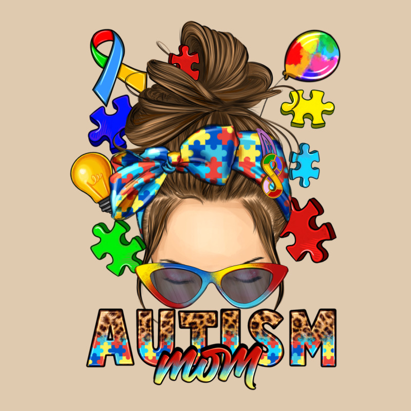 Messy Bun Autism Mom Classic Tee by RanaPortraitStore | Teevron
