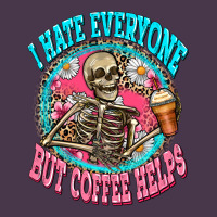I Hate Everyone But Coffee Helps Heavyweight Hoodie | Teevron