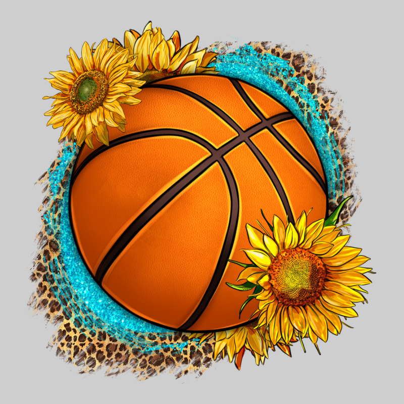 Western Basketball With Sunflower Premium Sweatshirt by HRA Design Shop | Teevron
