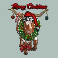 Merry Christmas Longhorn Cow Heavyweight Hoodie | Teevron