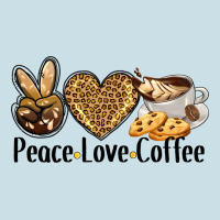 Peace Love Coffee Ladies Tee | Teevron