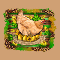 St Patricks Day Farm Chicken Gold Eggs Leopard Serape Glitter Vintage Tee | Teevron