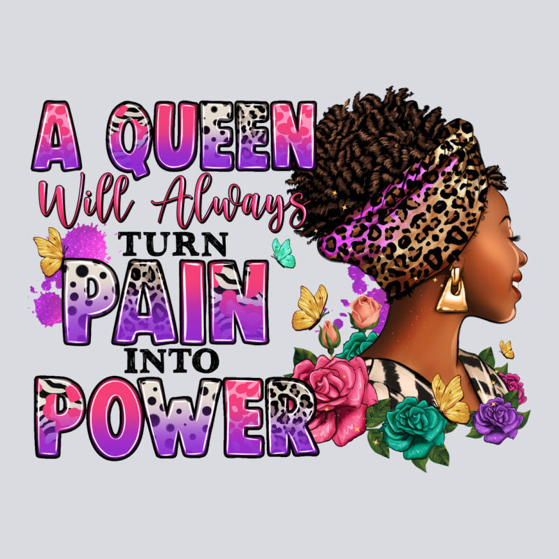 A Queen Will Always Turn Pain Into Power Zipper Hoodie by RanaPortraitStore | Teevron