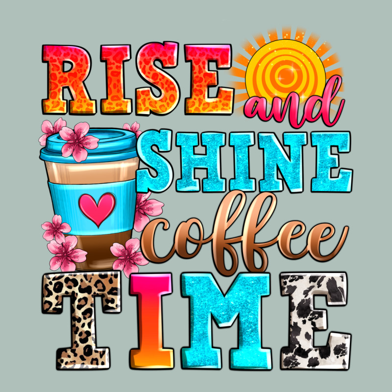 Rise And Shine Coffee Time Heavyweight Hoodie by Zillion Design Studio | Teevron