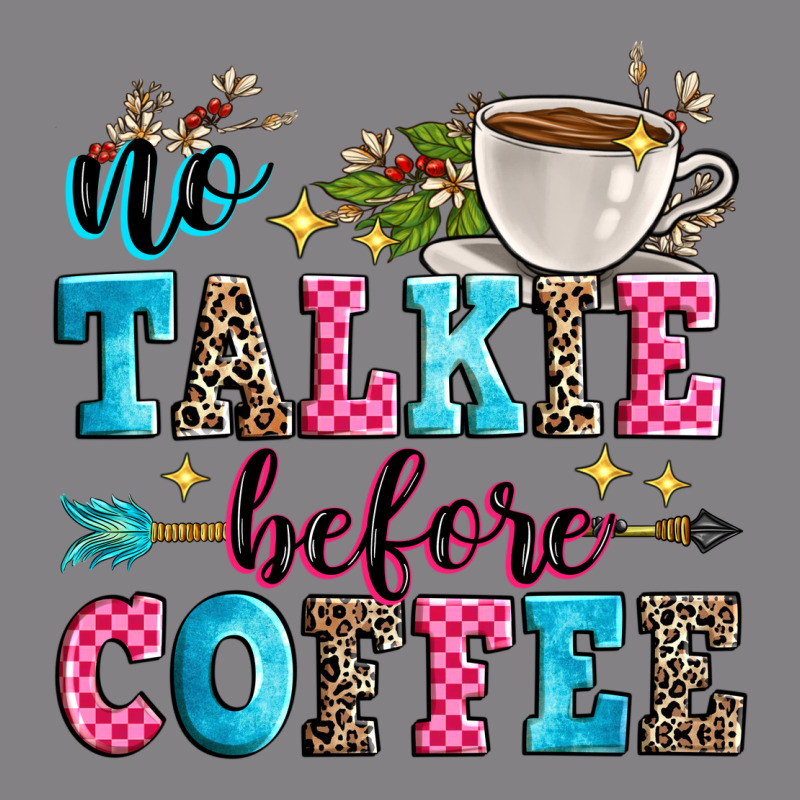 No Talkie Before Coffee Heavyweight Hoodie by Zillion Design Studio | Teevron