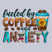 Fueled By Coffee And Anxiety Heavyweight Hoodie | Teevron