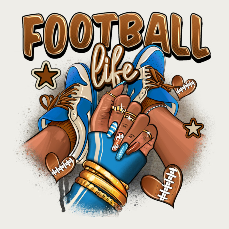 Football Life Afro Girl Sneakers Zipper Hoodie by RanaPortraitStore | Teevron