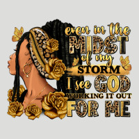 Even In The Midst Of My Storm Afro Woman Zipper Hoodie | Teevron