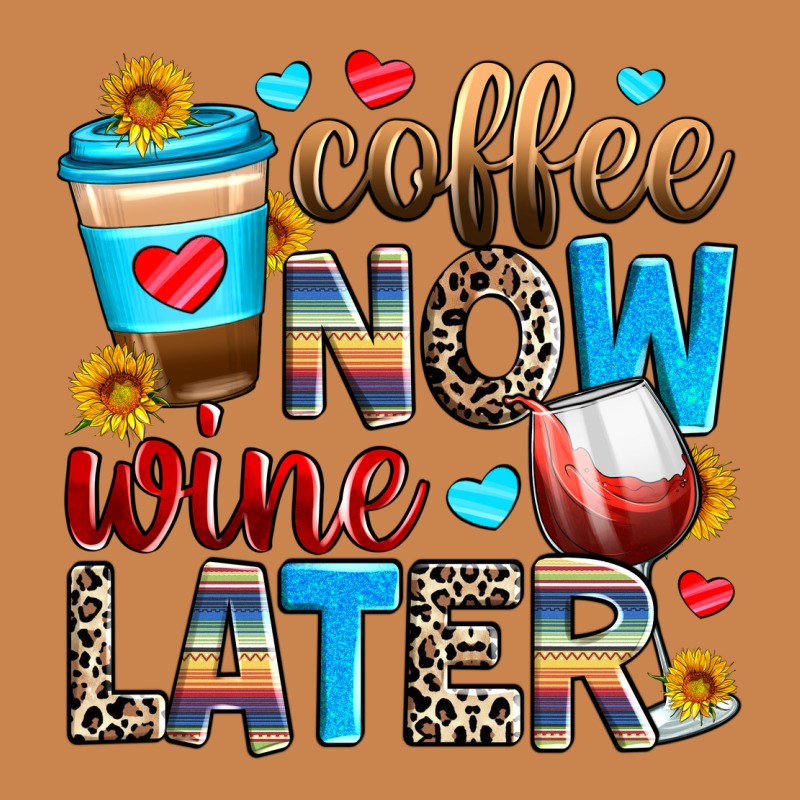 Coffee Now Wine Later Heavyweight Hoodie by Zillion Design Studio | Teevron