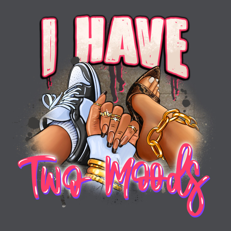 I Have Two Moods Sneaker And Heels Zipper Hoodie by RanaPortraitStore | Teevron