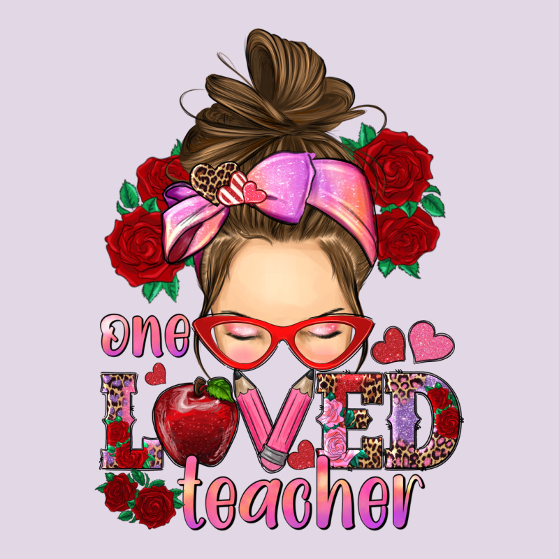 One Loved Teacher Messy Bun Classic Tee by RanaPortraitStore | Teevron