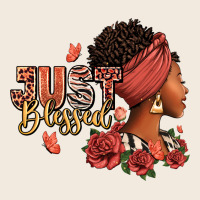 Just Blessed Afro Woman With Roses Zipper Hoodie | Teevron