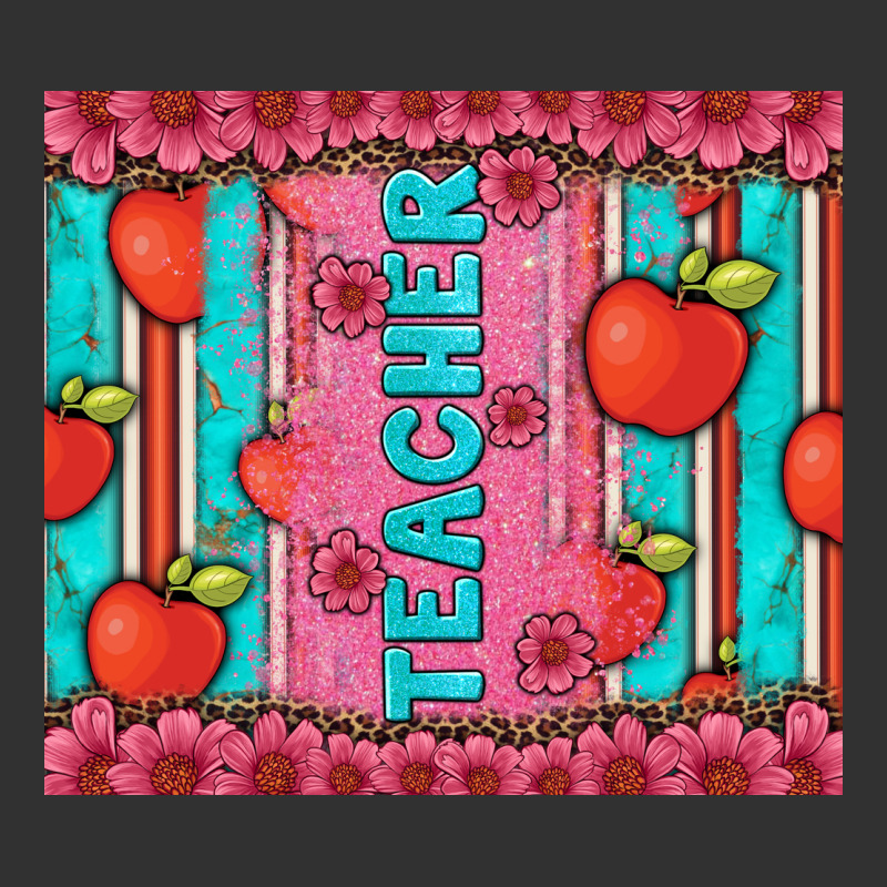 Teacher With  Flower Glitter And Serape Leopard Urban Heavy Tee by Artiststas | Teevron
