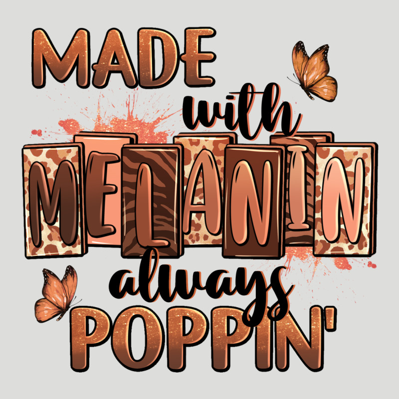 Made With Melanin Always Poppin' Zipper Hoodie by RanaPortraitStore | Teevron