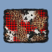 Distressed Cowhide Leopard Christmas Background Urban Hoodie | Teevron